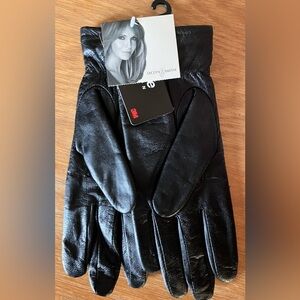 Ladies Black Leather Gloves